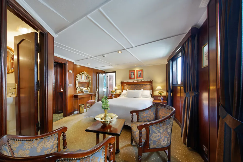 Cabin aboard the Steam Ship Karim Nile Cruise Nile cruise